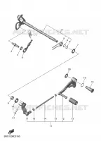 AXE DE SELECTEUR / PEDALE pour Yamaha MT 2025