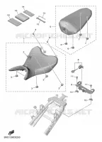 SELLE pour Yamaha MT 2025