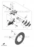 ETRIER DE FREIN AR pour Yamaha MT 2025