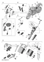 ELECTRIQUE 1 pour Yamaha MT 2025