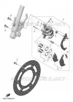 ETRIER DE FREIN AVANT pour Yamaha MT 2025