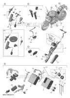 PARTIE ELECTRIQUE 1 pour Yamaha MT 2025
