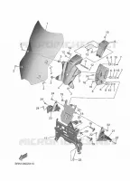 PARE BRISE pour Yamaha TRACER 2025