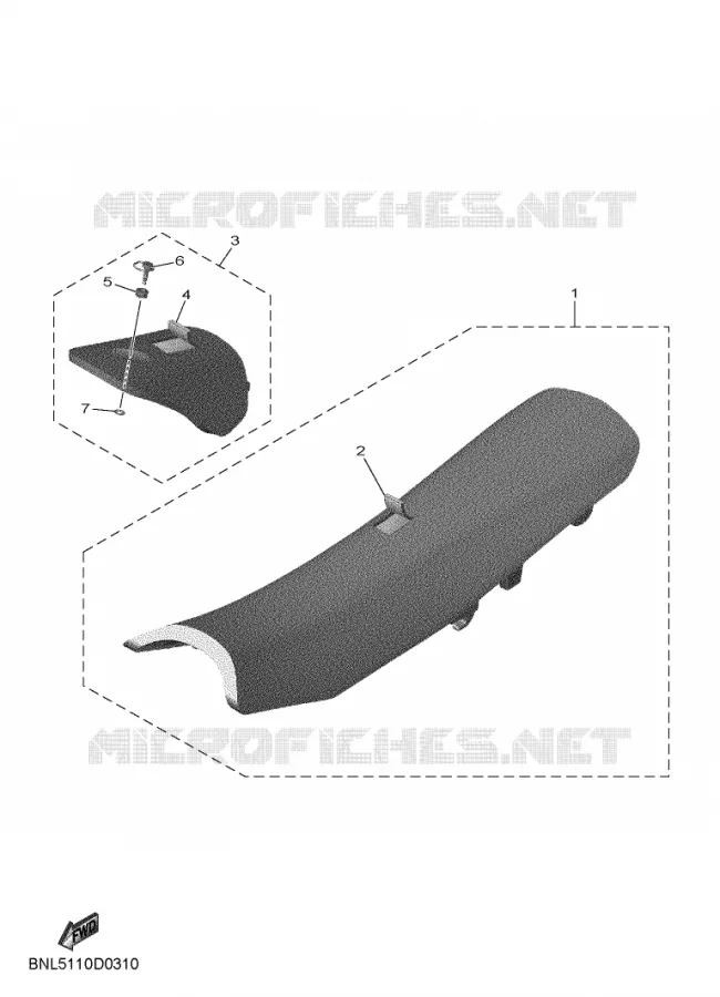 SELLE Yamaha MOTO 250 2025 WRF  WR250F