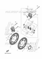 ETRIER DE FREIN AVANT pour Yamaha TRACER 2025