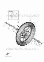ROUE AVANT pour Yamaha TRACER 2025