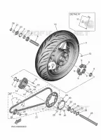 ROUE ARRIERE pour Yamaha TRACER 2025