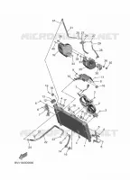 RADIATEUR / DURITES pour Yamaha TRACER 2025