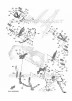 BEQUILLE / REPOSE PIEDS pour Yamaha TRACER 2025