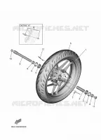 ROUE AVANT pour Yamaha TRACER 2025