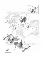 RESERVOIR A CARBURANT 4 pour Yamaha TRACER 2025
