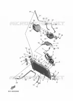 RADIATEUR / DURITES pour Yamaha TRACER 2025
