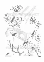 BEQUILLE / REPOSE PIEDS pour Yamaha TRACER 2025