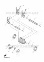 BARILLET DE SELECTION / FOURCHETTES pour Yamaha YZF 2025