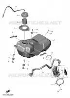 RESERVOIR A ESSENCE pour Yamaha YZF 2025
