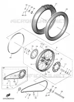 ROUE ARRIERE pour Yamaha YZF 2025