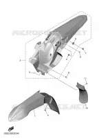 GARDE BOUE pour Yamaha YZF 2025