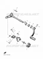 AXE DE SELECTEUR / PEDALE pour Yamaha YZF 2025