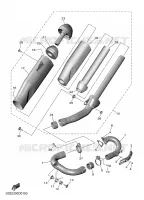 ECHAPPEMENT pour Yamaha YZF 2025