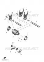 BARILLET DE SELECTION / FOURCHETTE pour Yamaha YZF 2025