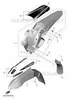 GARDE BOUE pour Yamaha YZF 2025