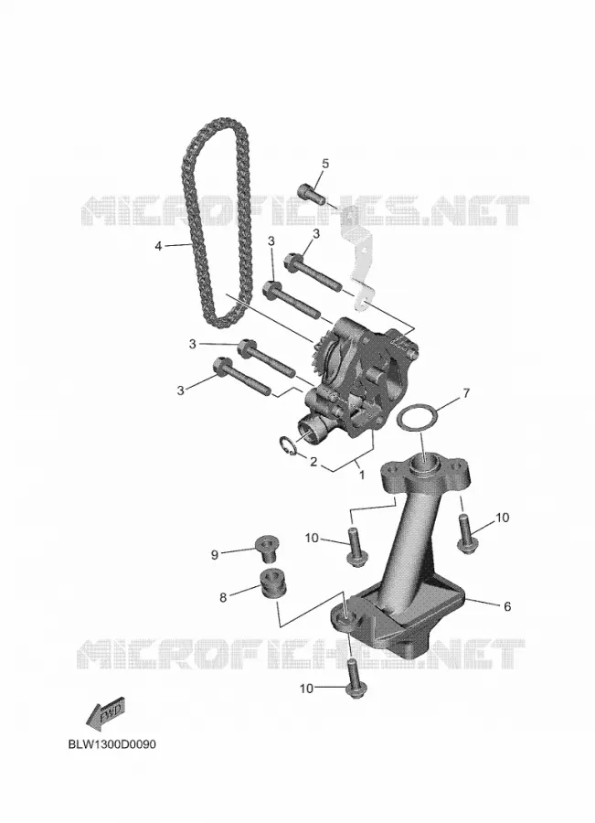 POMPE A HUILE Yamaha MOTO 700 2025 TENERE  XTZ690