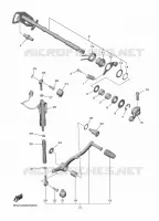 AXE DE SELECTEUR / PEDALE pour Yamaha R1 2025
