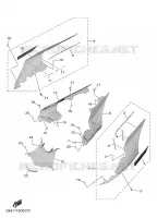 COUVERCLE LATERAL pour Yamaha R1 2025