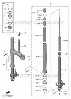 FOURCHE pour Yamaha R1 2025