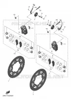 ETRIER DE FREIN AVANT pour Yamaha R1 2025
