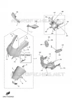CARENAGES 1  pour Yamaha R1 2025