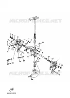 SUPPORT 2 pour Yamaha 40 2006