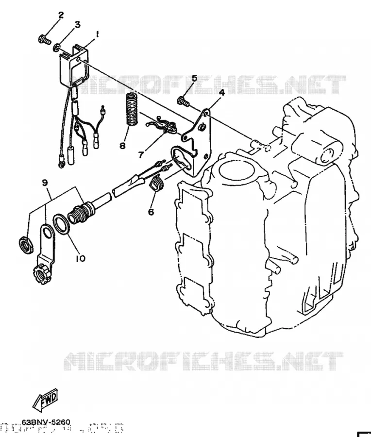 PIÈCES OPTIONNELLES 2 Yamaha OUTBOARD ENGINES 50hp (36.8kW) 1997 50  50H