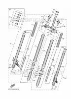 FOURCHE pour Yamaha MT 2025