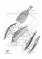 COUVERCLE LATERAL pour Yamaha MT 2025