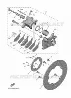 ETRIER DE FREIN AR pour Yamaha MT 2025
