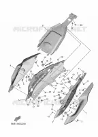 COUVERCLE LATERAL pour Yamaha MT 2025