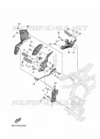 BEQUILLE / REPOSE PIEDS 2 pour Yamaha MT 2025