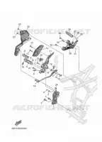 BEQUILLE / REPOSE PIEDS 2 pour Yamaha MT 2025