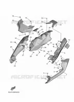 COUVERCLE LATERAL pour Yamaha MT 2025
