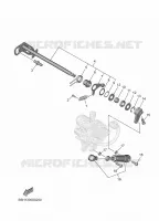 AXE DE SELECTEUR / PEDALE pour Yamaha MT 2025