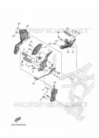 BEQUILLE / REPOSE PIEDS 2 pour Yamaha MT 2025