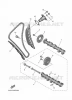 ARBRE A CAMES / CHAINE DE DISTRIBUTION pour Yamaha MT 2025