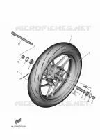 ROUE AVANT pour Yamaha MT 2025