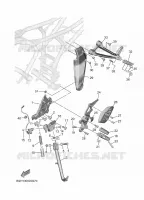 BEQUILLE / REPOSE PIEDS pour Yamaha MT 2025