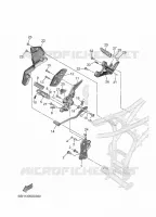 BEQUILLE / REPOSE PIEDS 2 pour Yamaha MT 2025