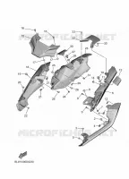 COUVERCLE LATERAL pour Yamaha MT 2025