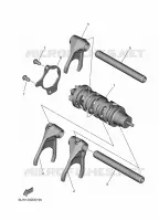 BARILLET DE SELECTION / FOURCHETTES pour Yamaha MT 2025