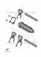 BARILLET DE SELECTION / FOURCHETTES pour Yamaha MT 2025