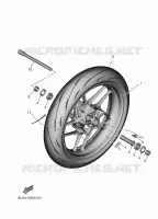 ROUE AVANT pour Yamaha MT 2025